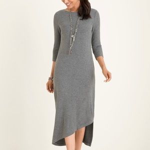 🆕 Chico’s Heathered Shift Midi Dress